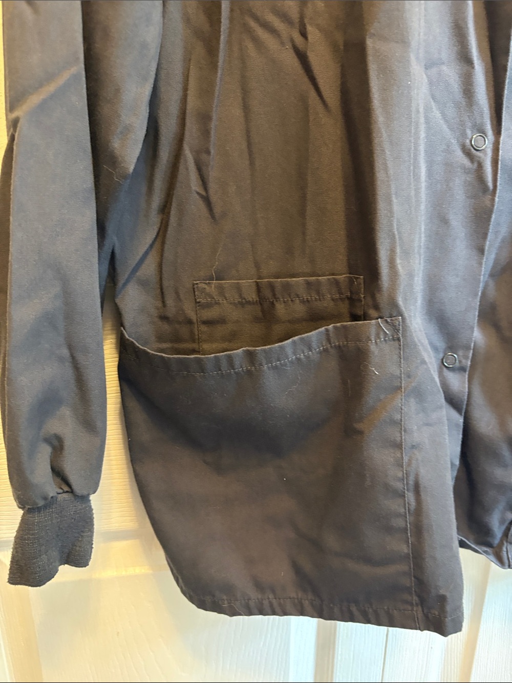 Women's Grey Geisinger Embroidered Medical Scrub Jacket - Picture 7 of 10